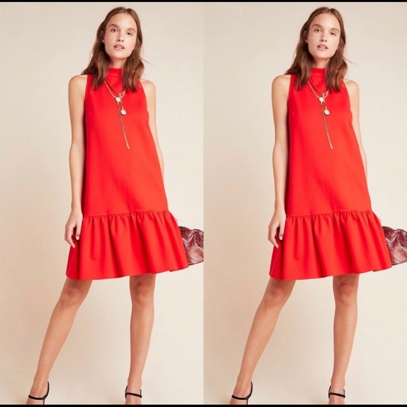 ❤️‍🔥 Anthropologie Maeve ‘Alissa’ Flare Ponte Cocktail Dress - worn only once! - Picture 4 of 5